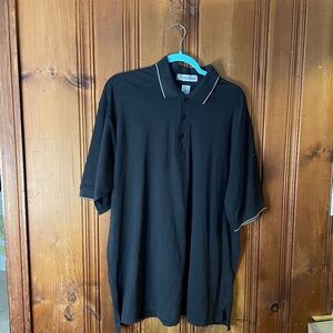 012 Mens black collard polo Extreme Brand size medium 3 buttons